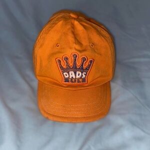 Orange and Navy vintage "dad's rule" hat